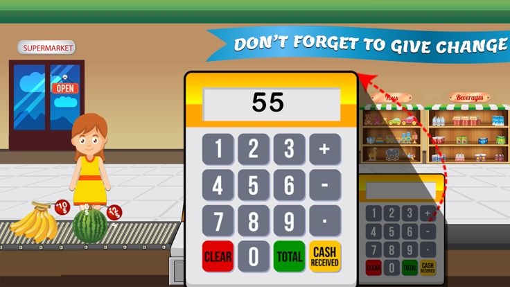 超市收银台游戏 教育 Sim游戏截图