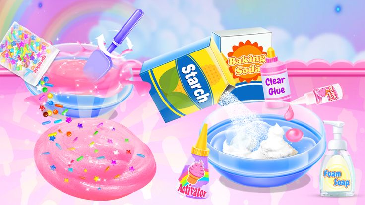 Ice Cream Slime Kit游戏截图