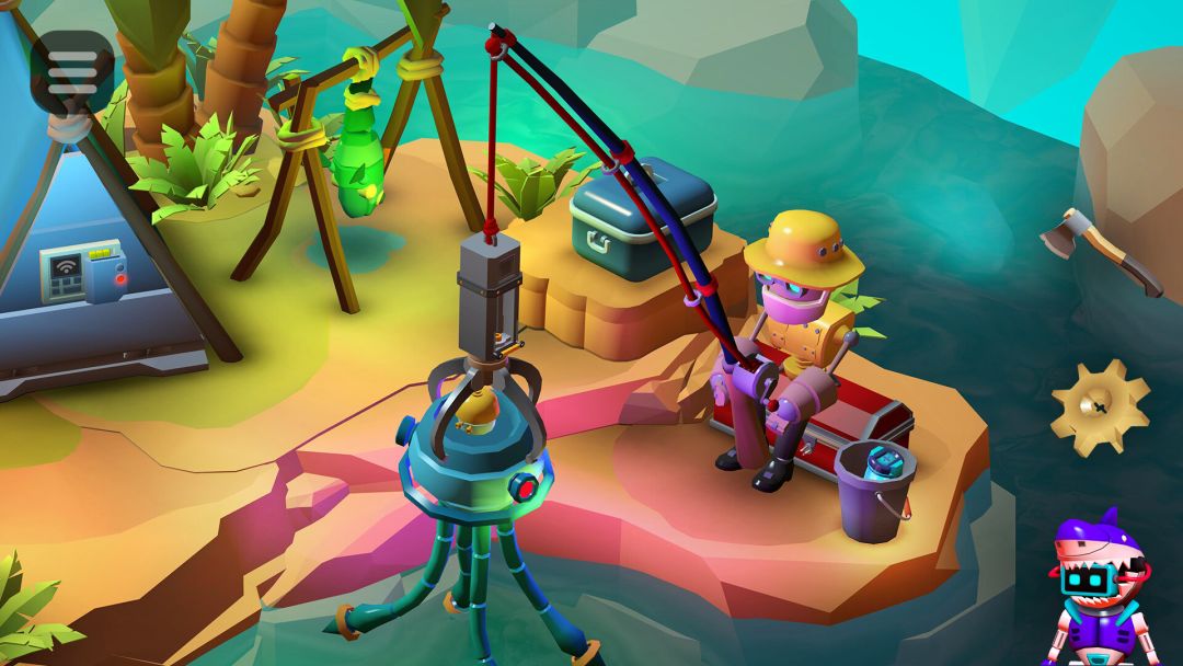 Tiny Robots: Portal Escape游戏截图