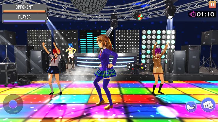 动漫女孩生活高中3D游戏截图