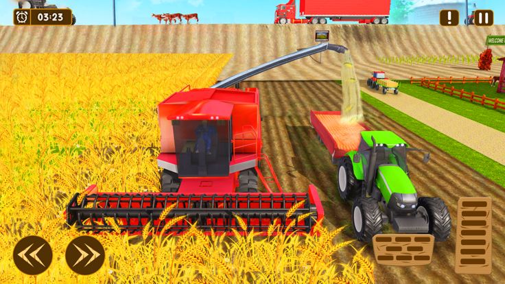 Tractor Farming Sim Ranch Farm游戏截图