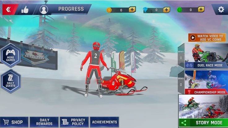 Snow Bike Racing Simulator游戏截图