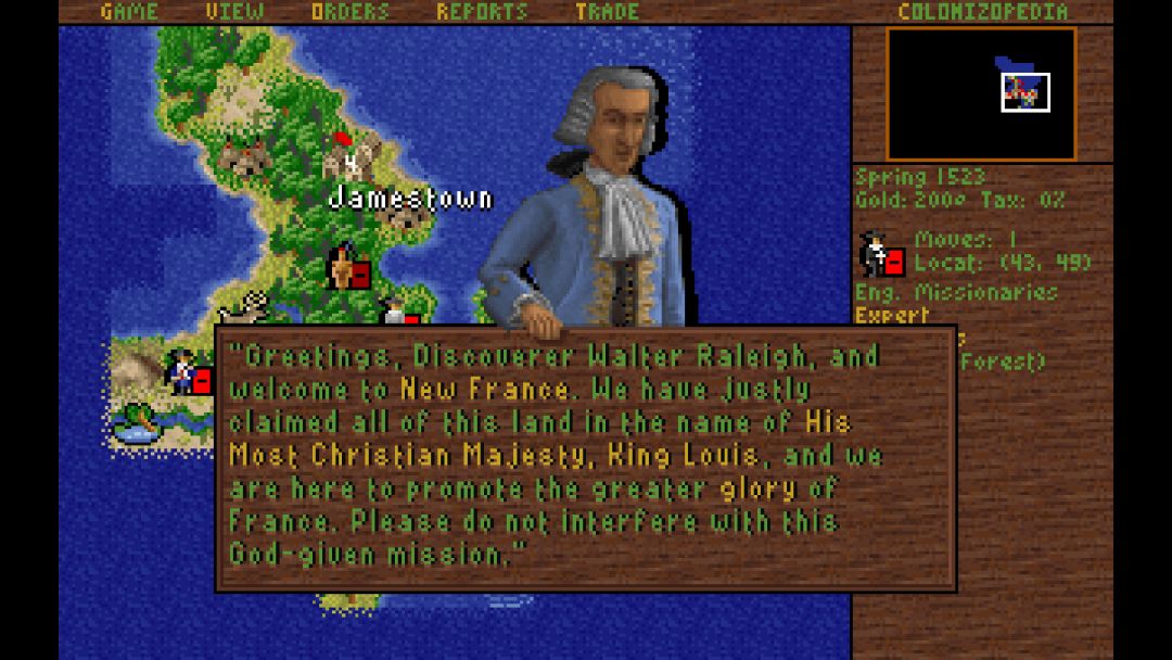 Sid Meier's Colonization (Classic)游戏截图