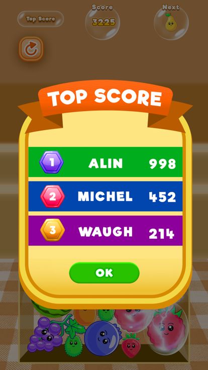 Drop Watermelon Merge Game 3d游戏截图