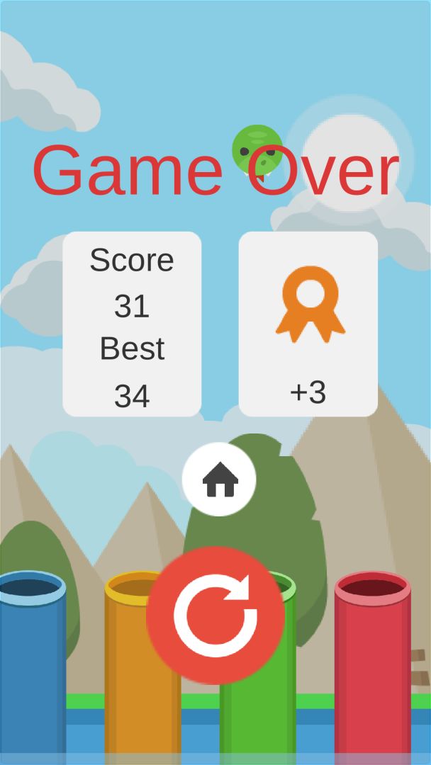 跳跃的圆球游戏截图