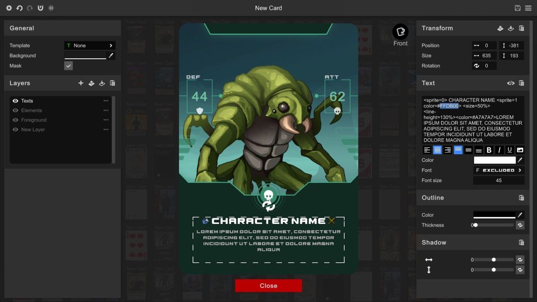 Card Engine游戏截图