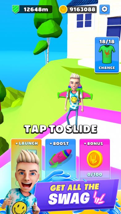 Stephen Sharer’s Rocket Slide游戏截图