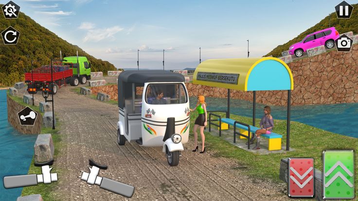 Auto Rickshaw Driving Games 3D游戏截图