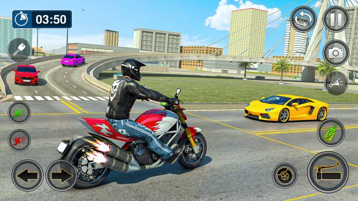 Xtreme 摩托车游戏 3d : 摩托车模拟器 开放世界游戏截图