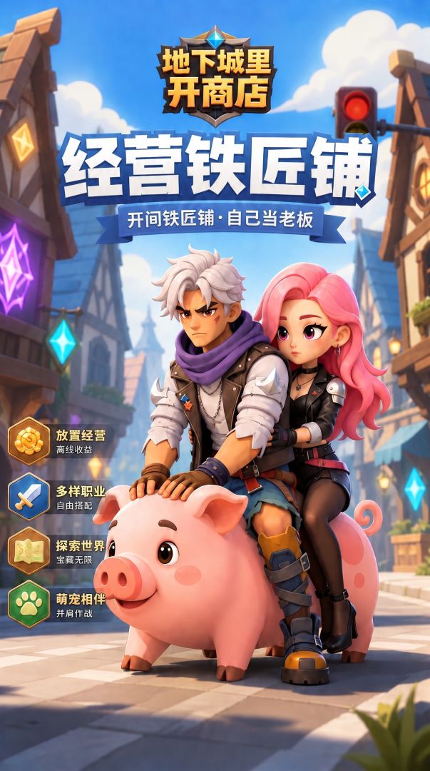 地下城里开商店游戏截图