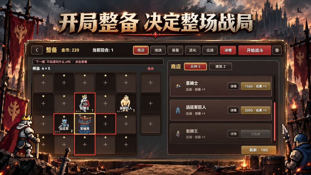 招兵布阵:军团构筑游戏截图