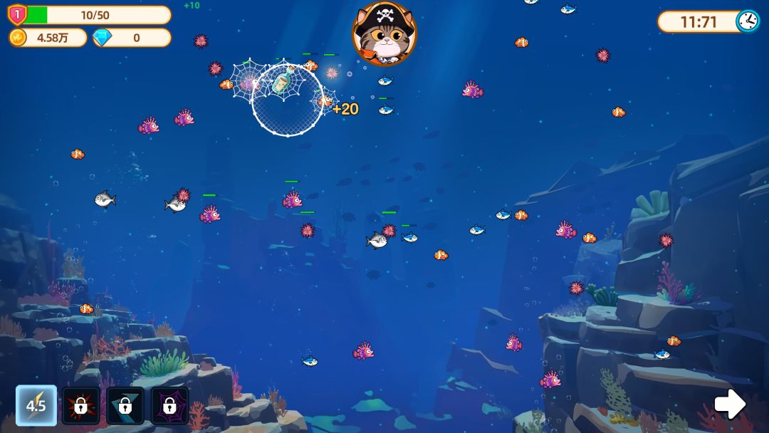 猫船长与环球渔场游戏截图