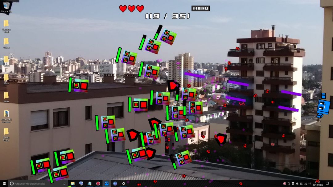 CPU Invaders游戏截图