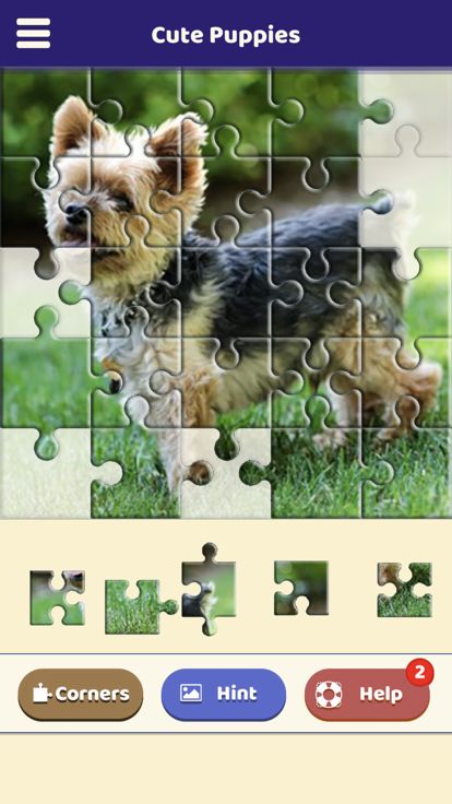 Cute Puppies Jigsaw Puzzle游戏截图