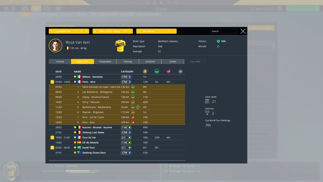 Pro Cycling Manager 2021游戏截图