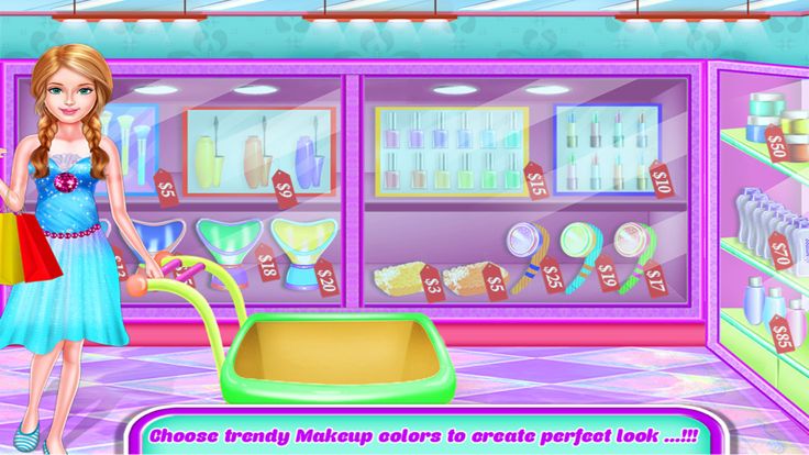 Girl Fashion Designer Shopping游戏截图