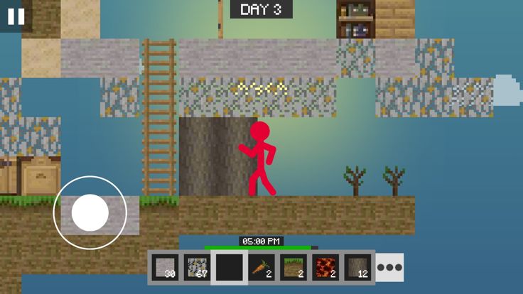 Stickman Skyland: Cube Craft游戏截图