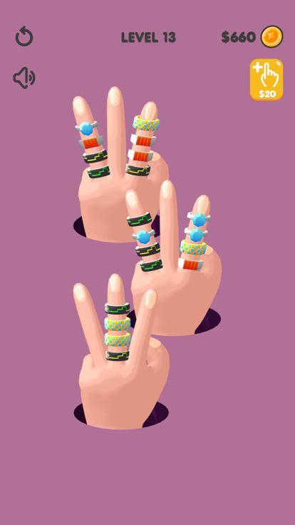 Rings Sort游戏截图