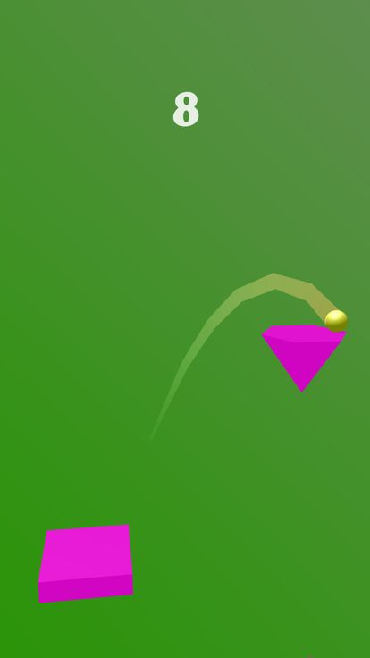 跳一跳之阶梯跳跃游戏截图