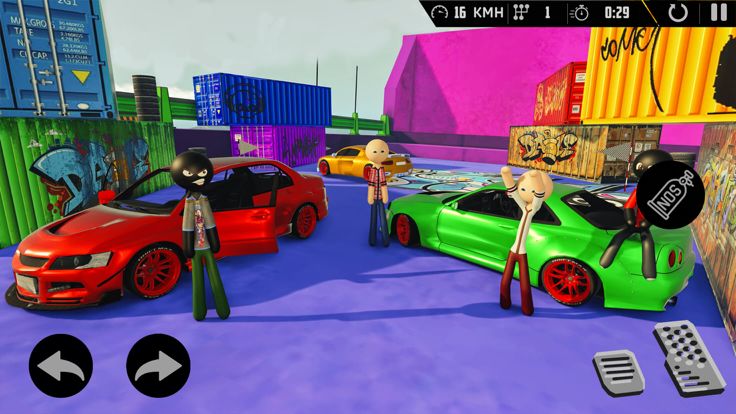 Stickman Car Jumping & Racing游戏截图