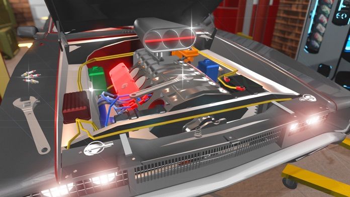 修理我的车: 修复经典肌肉车游戏截图