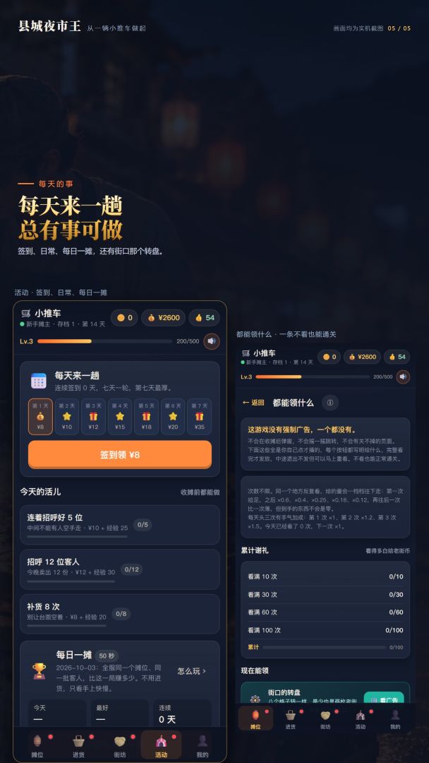 夜市大亨:从推车到总裁游戏截图