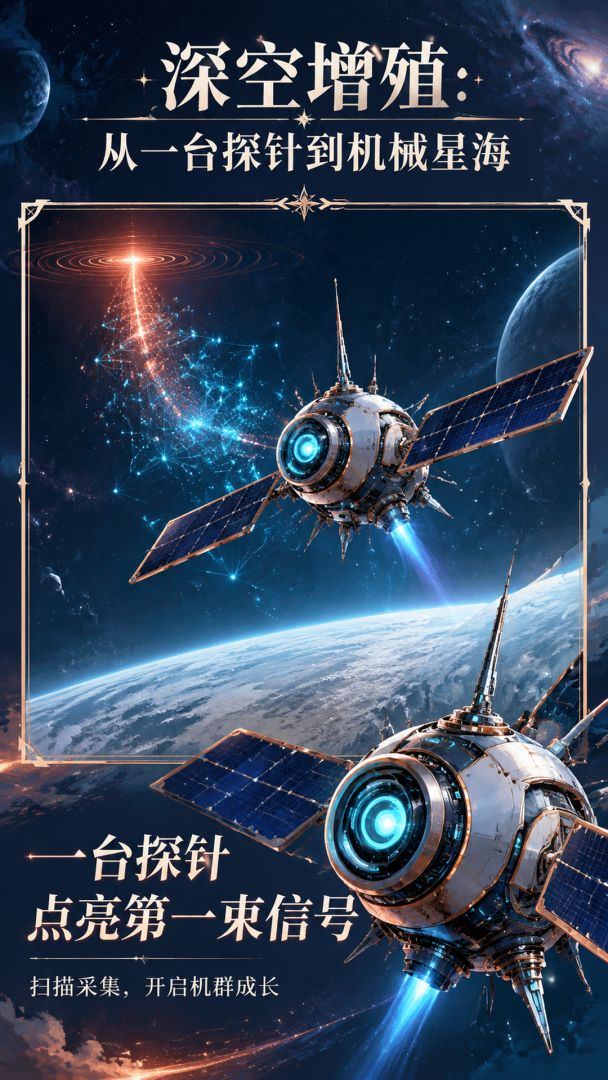 深空增殖:从一台探针到机械星海游戏截图