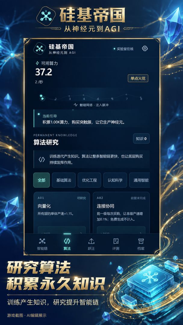 硅基帝国：从神经元到AGI游戏截图