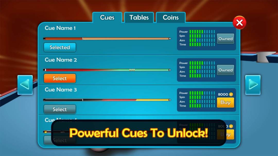 天天台球游戏截图