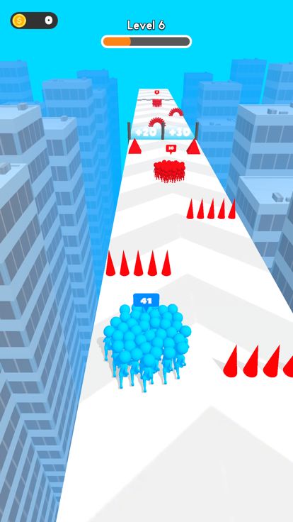 Hit Crowd 3D - Count Challenge游戏截图