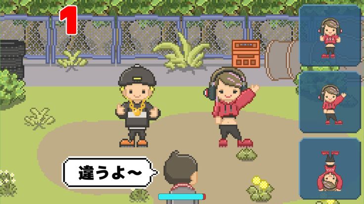 そろえてダンシング　～簡単なリズムダンスゲーム！～游戏截图
