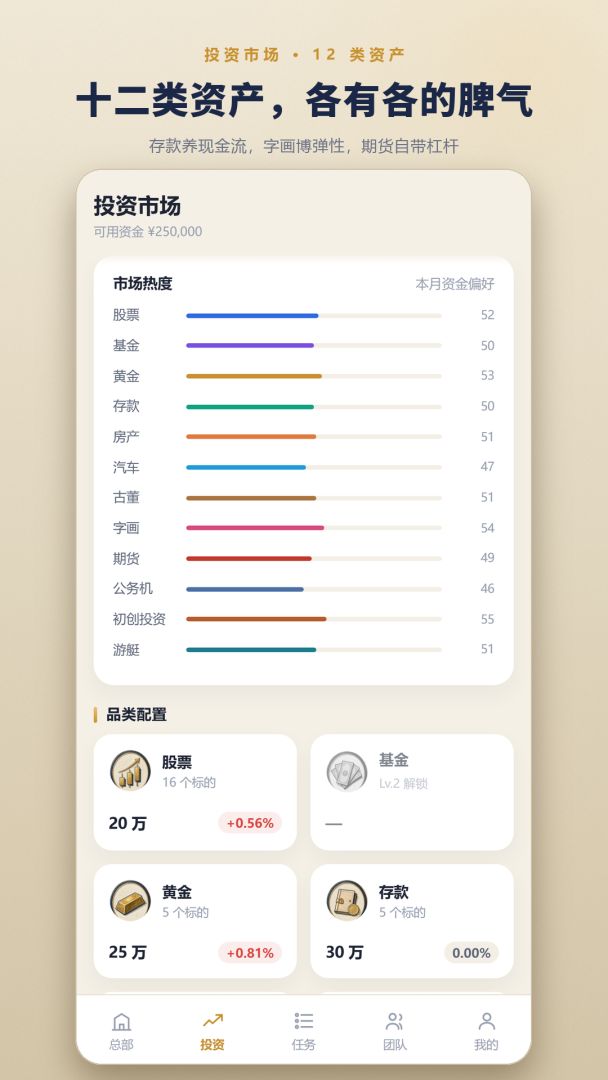 投资集团游戏截图