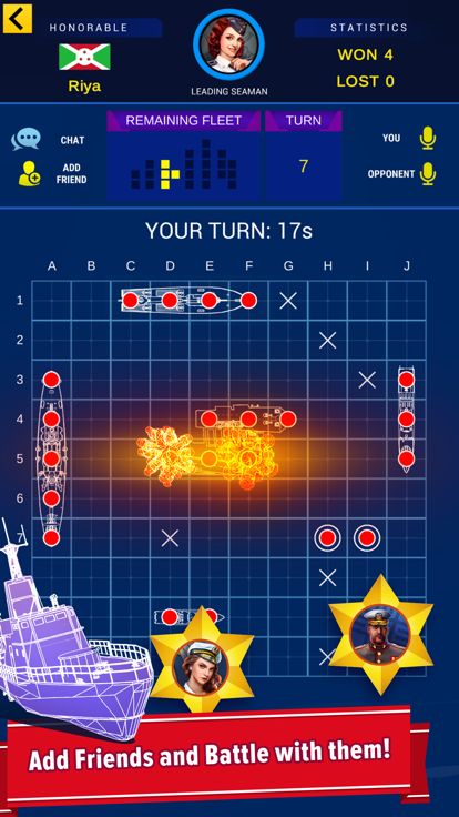 Warship Battle: Battle at sea游戏截图