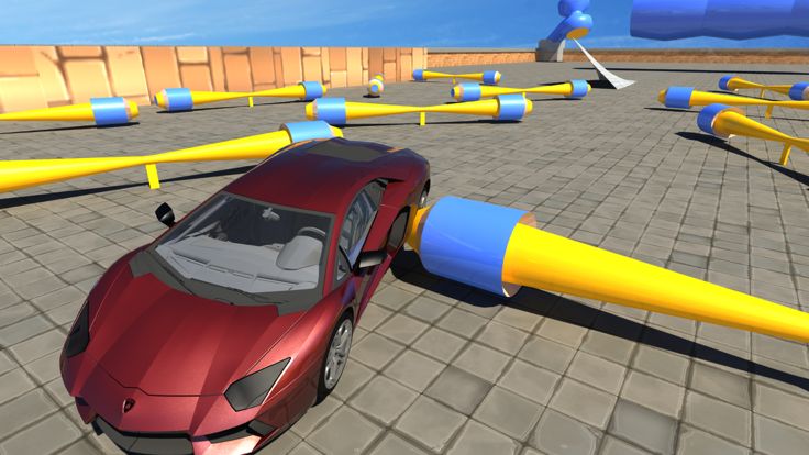 Racing Sports Car Stunt Game游戏截图