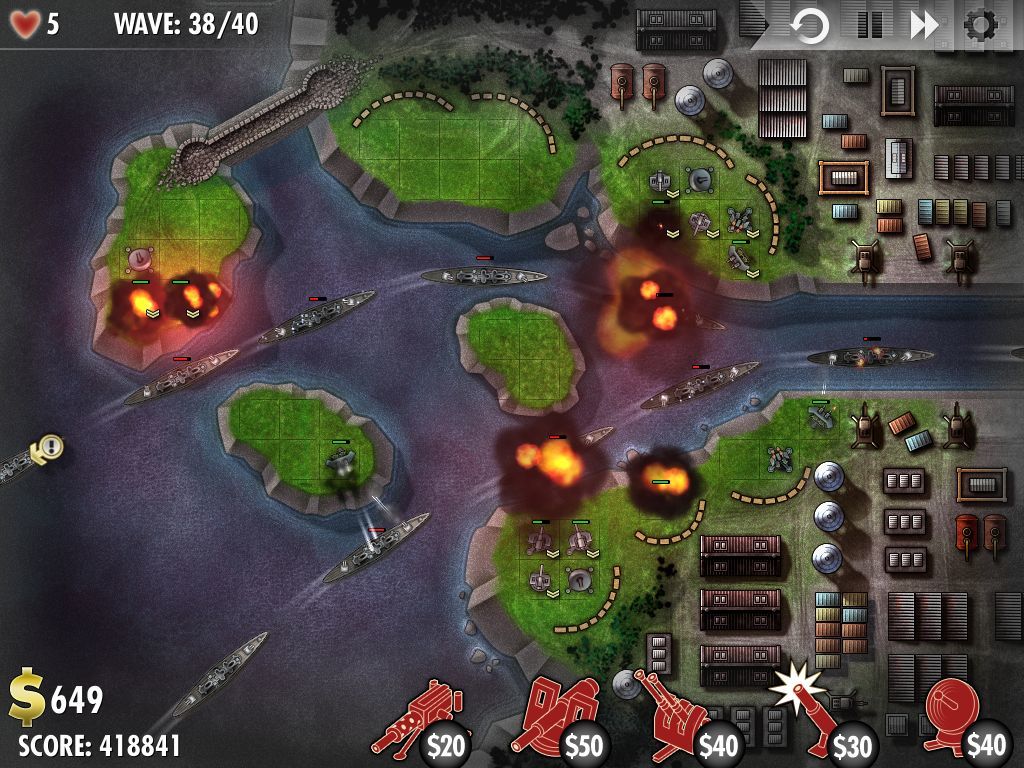 iBomber Defense游戏截图