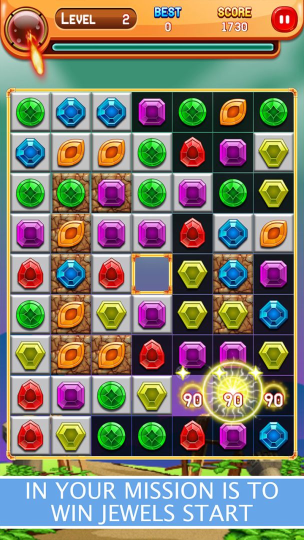 梦幻宝石消除游戏截图