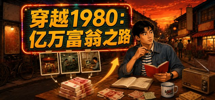 穿越1980：亿万富翁之路 封面