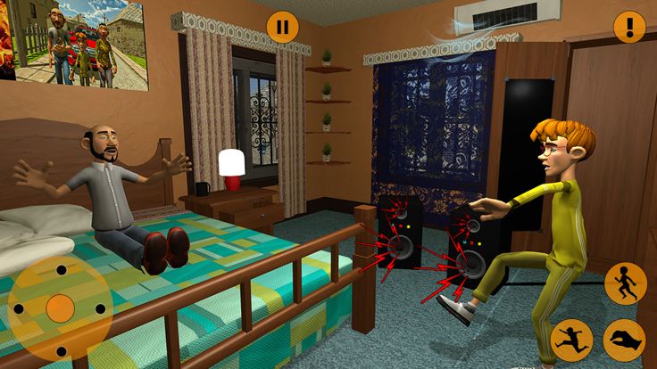 Hello Angry Grandpa Prank Game游戏截图