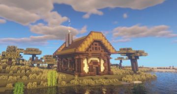 总有些惊奇的际遇，比如湖边那个奇幻小屋~