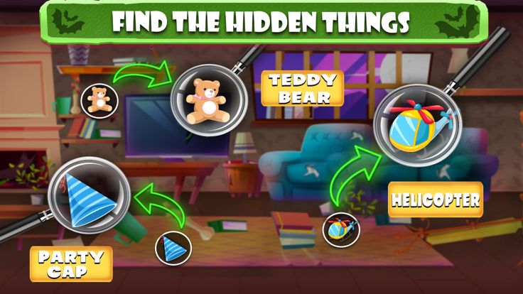 神秘屋凌亂的房間游戏截图