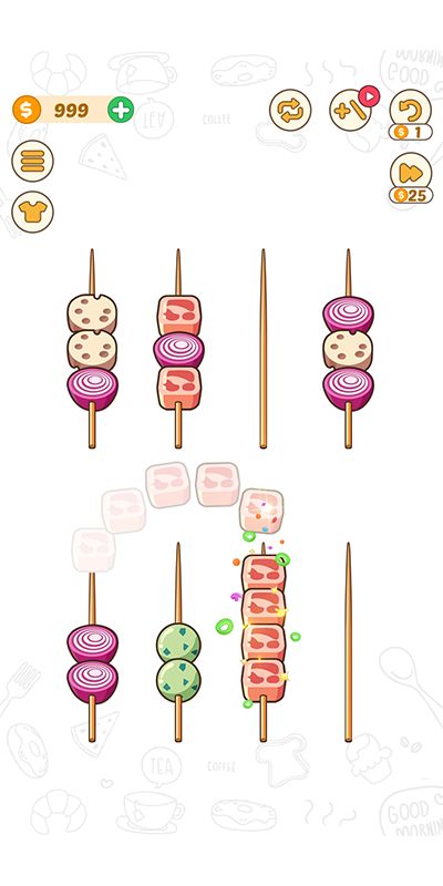 BBQ排序拼图游戏截图