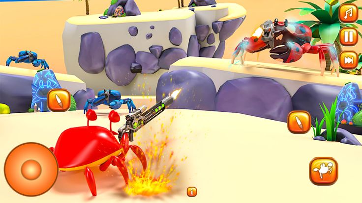 螃斗争枪打枪射击游戏游戏截图