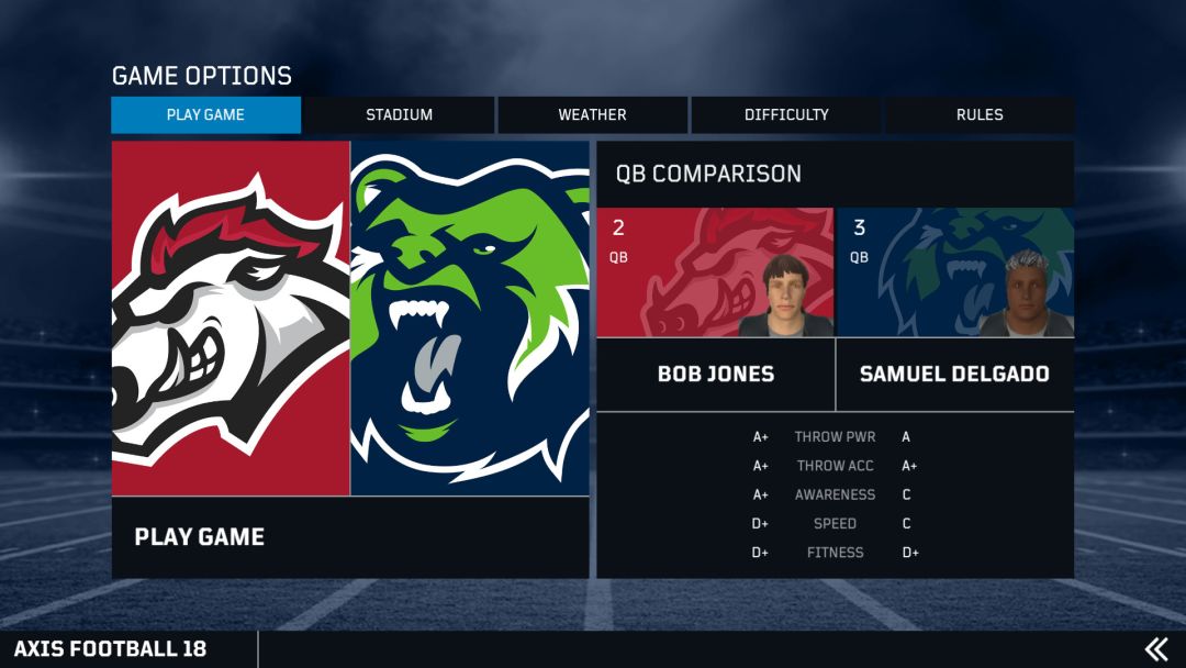Axis Football 2018游戏截图