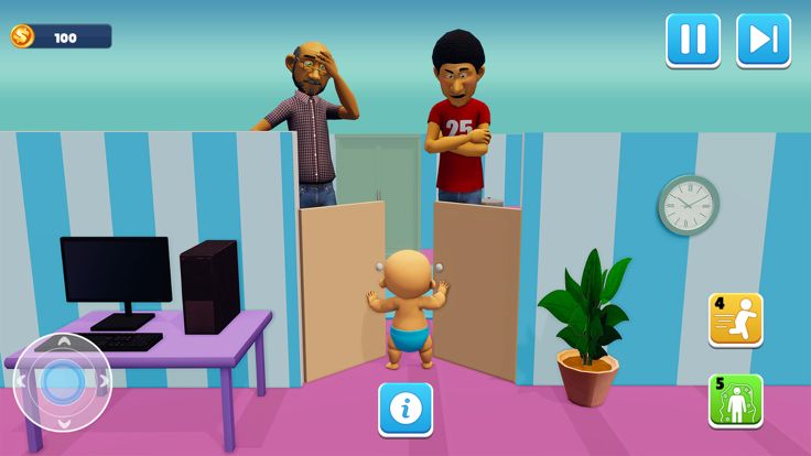 隐藏 和 寻找 寻找 爸爸 游戏游戏截图