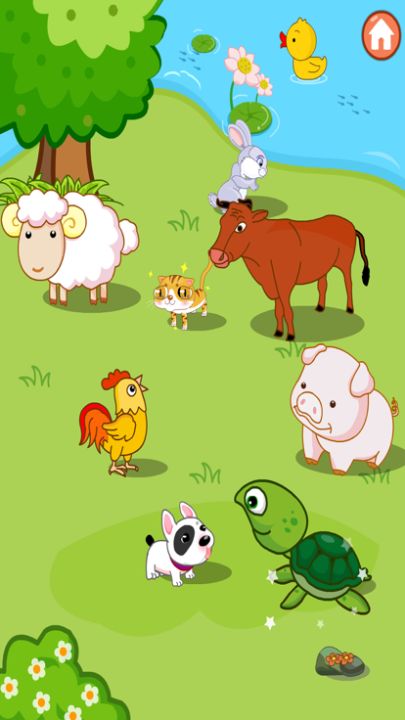 丫丫认动物游戏截图