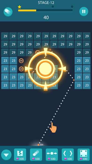 砖块破坏行动—物理弹球打砖块游戏截图