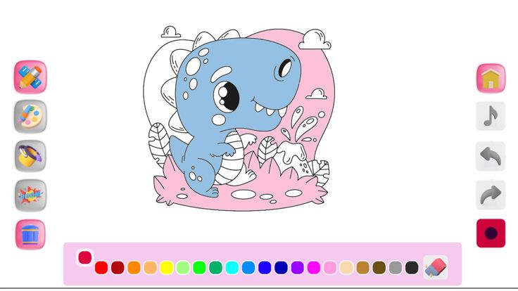 Kawaii Coloring Book Kids游戏截图