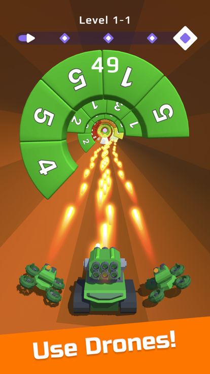 Tank Hero 3D Challenge游戏截图