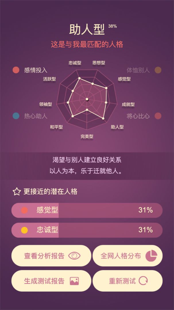 九型人格游戏截图