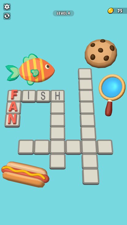 Crossword Puzzle 3D游戏截图